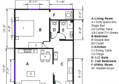 12 Shamai - Footage floor plan - option 4